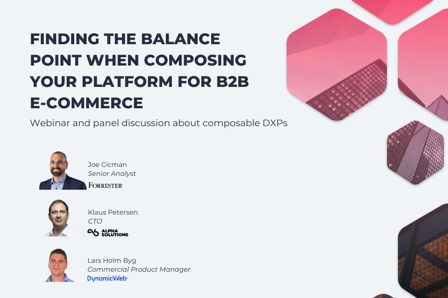 COMPOSABLE COMMERCE - FINDING THE BALANCE POINT